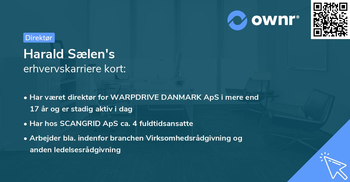 Harald Sælen's erhvervskarriere kort