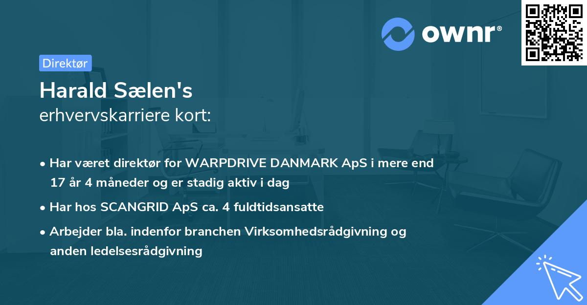 Harald Sælen's erhvervskarriere kort