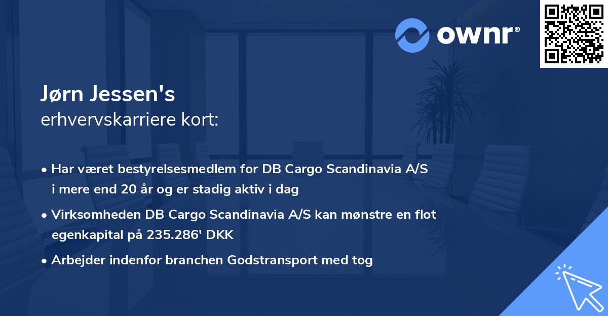 Jørn Jessen's erhvervskarriere kort