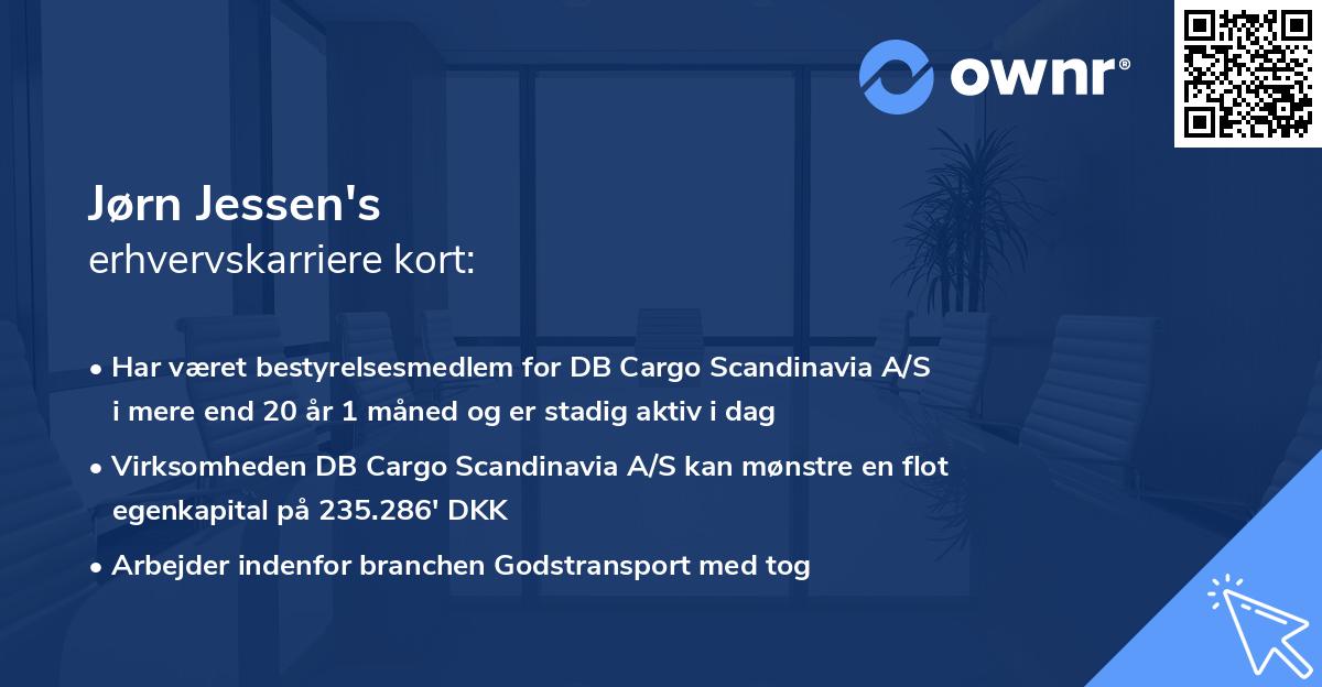 Jørn Jessen's erhvervskarriere kort