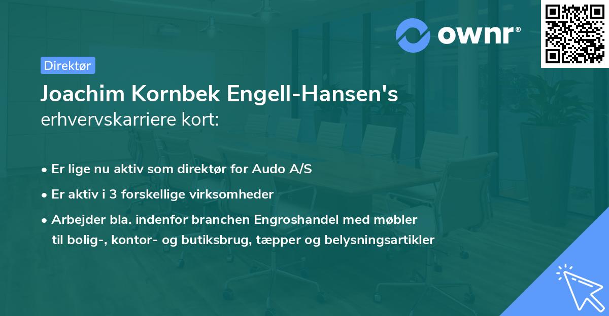 Joachim Kornbek Engell-Hansen's erhvervskarriere kort