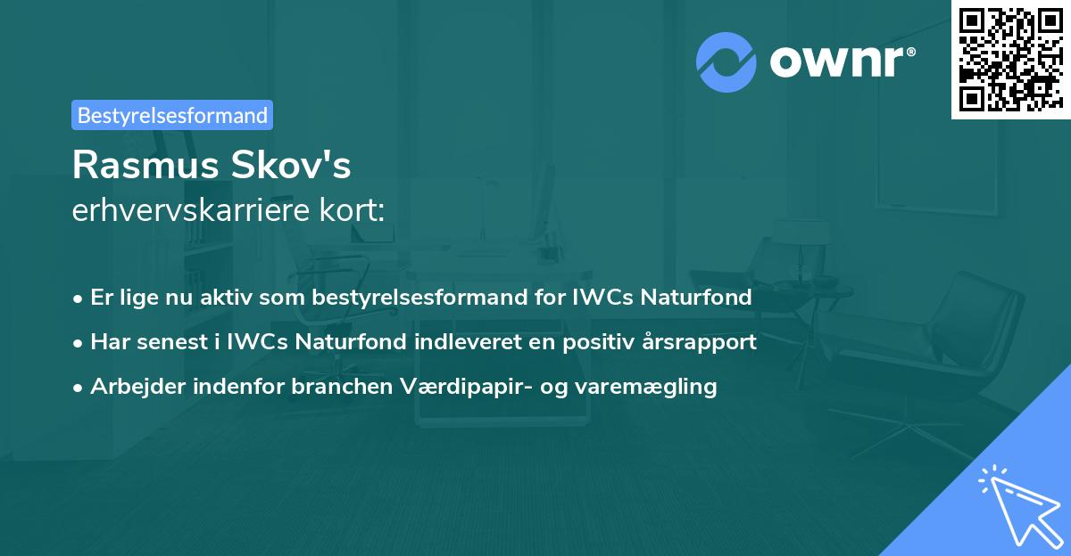 Rasmus Skov's erhvervskarriere kort