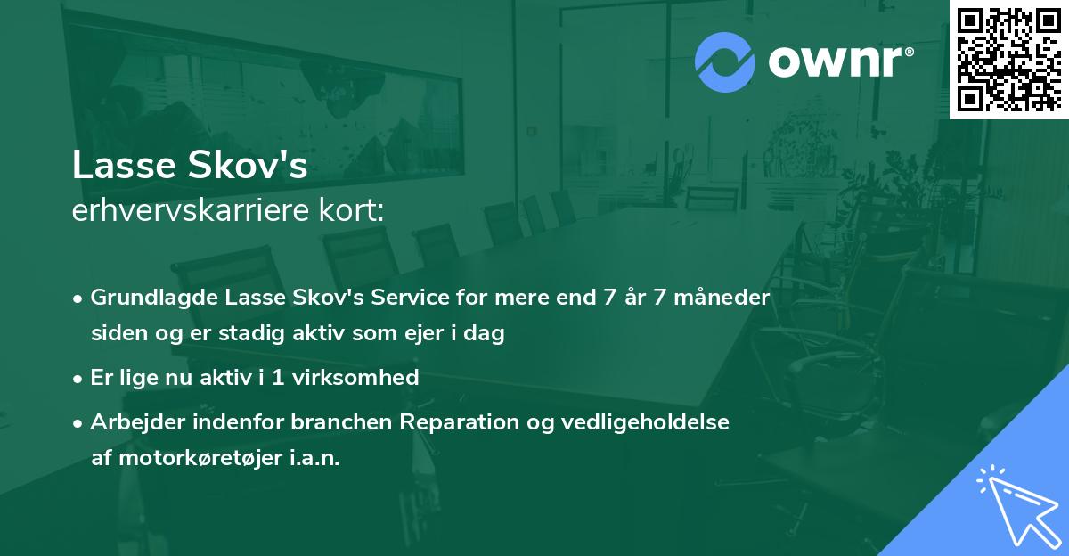Lasse Skov's erhvervskarriere kort