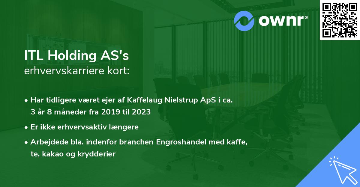 ITL Holding AS's erhvervskarriere kort