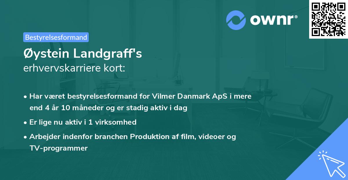 Øystein Landgraff's erhvervskarriere kort