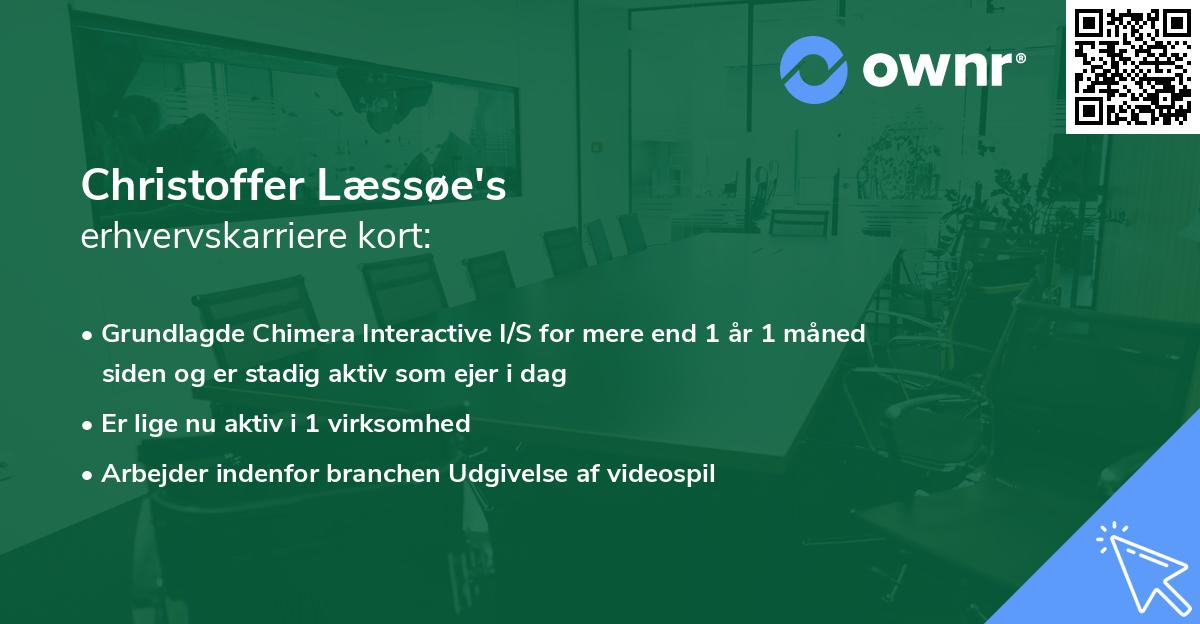 Christoffer Læssøe's erhvervskarriere kort