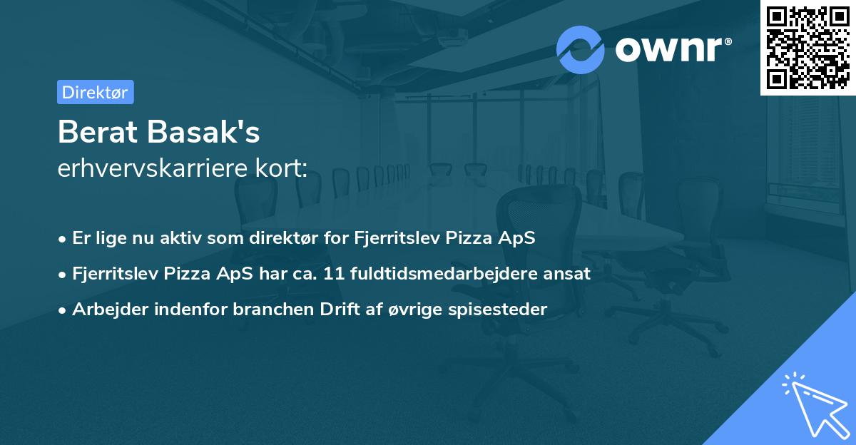 Berat Basak's erhvervskarriere kort