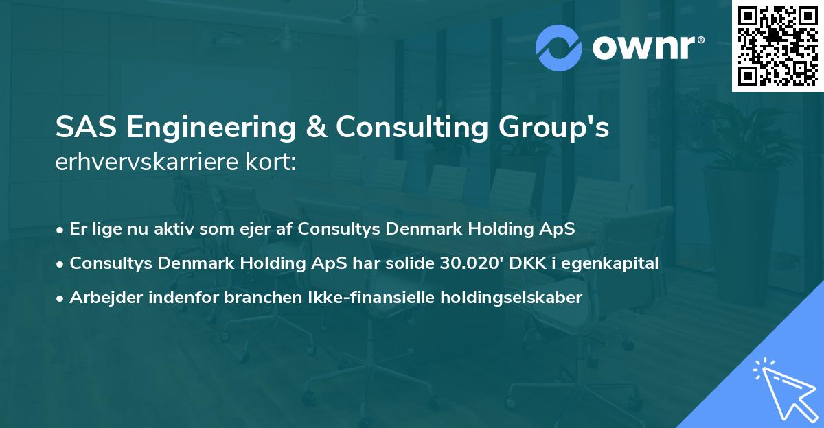 SAS Engineering & Consulting Group's erhvervskarriere kort
