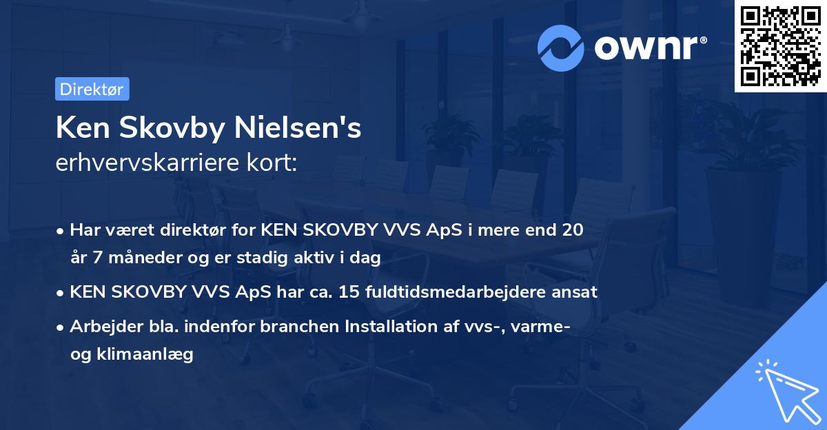 Ken Skovby Nielsen's erhvervskarriere kort