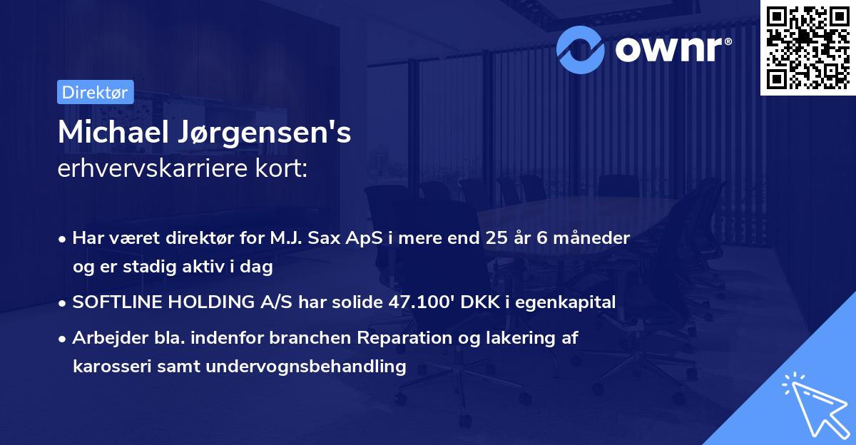 Michael Jørgensen's erhvervskarriere kort