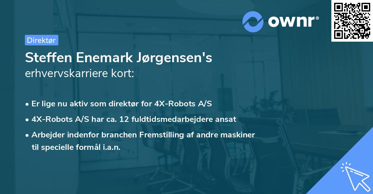 Steffen Enemark Jørgensen's erhvervskarriere kort