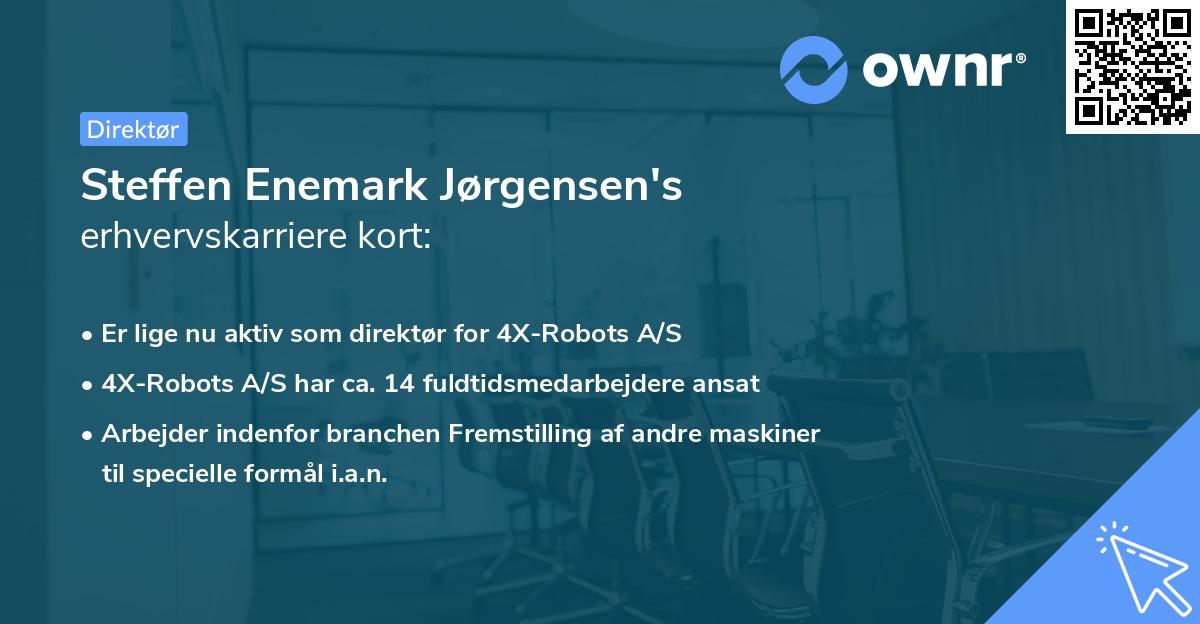 Steffen Enemark Jørgensen's erhvervskarriere kort