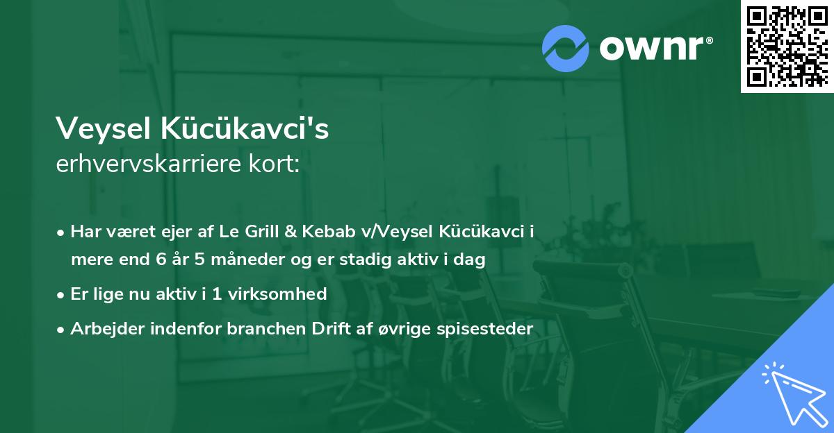 Veysel Kücükavci's erhvervskarriere kort