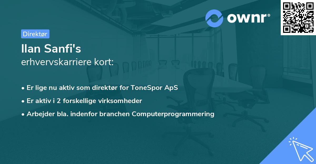 Ilan Sanfi's erhvervskarriere kort