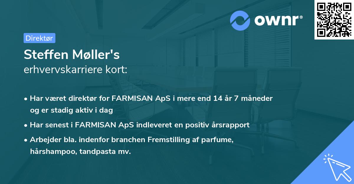 Steffen Møller's erhvervskarriere kort
