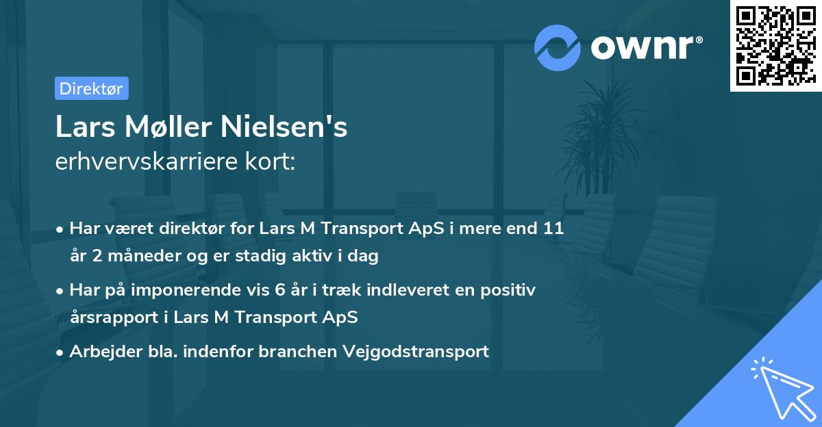 Lars Møller Nielsen's erhvervskarriere kort