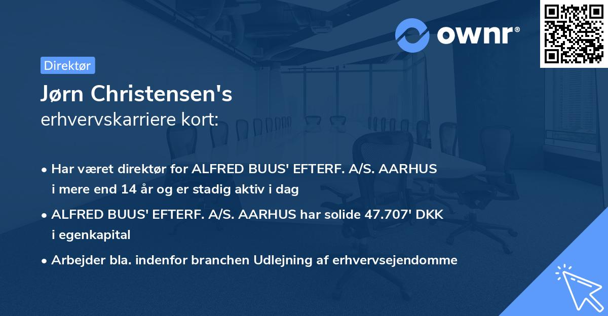 Jørn Christensen's erhvervskarriere kort