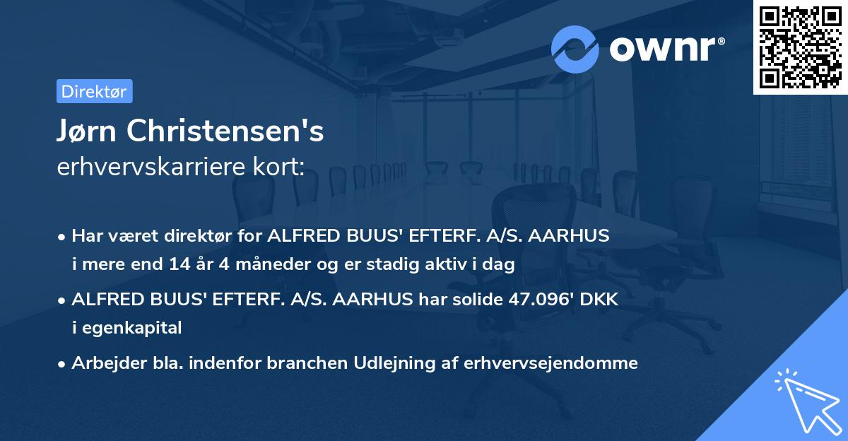 Jørn Christensen's erhvervskarriere kort