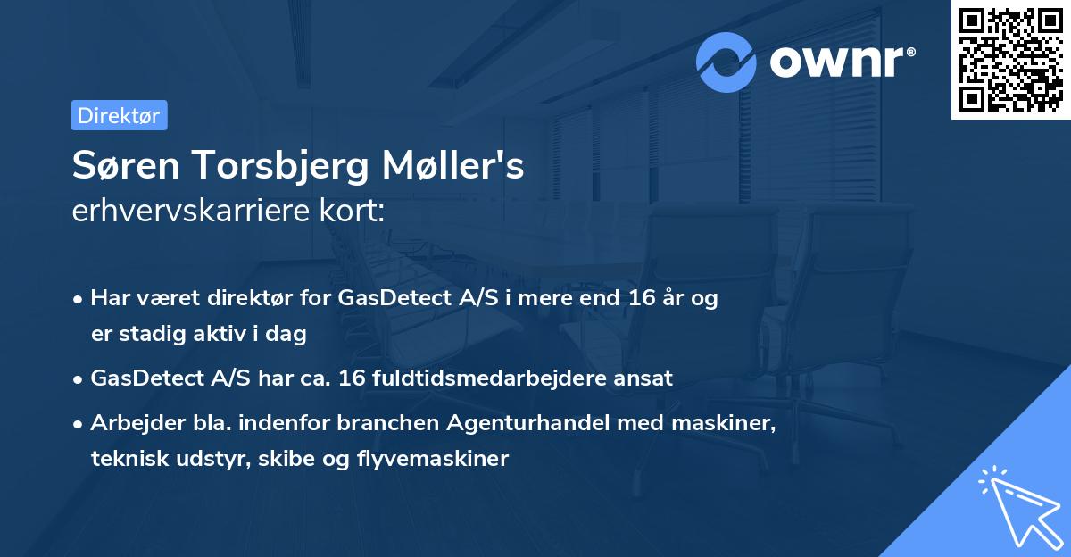 Søren Torsbjerg Møller's erhvervskarriere kort