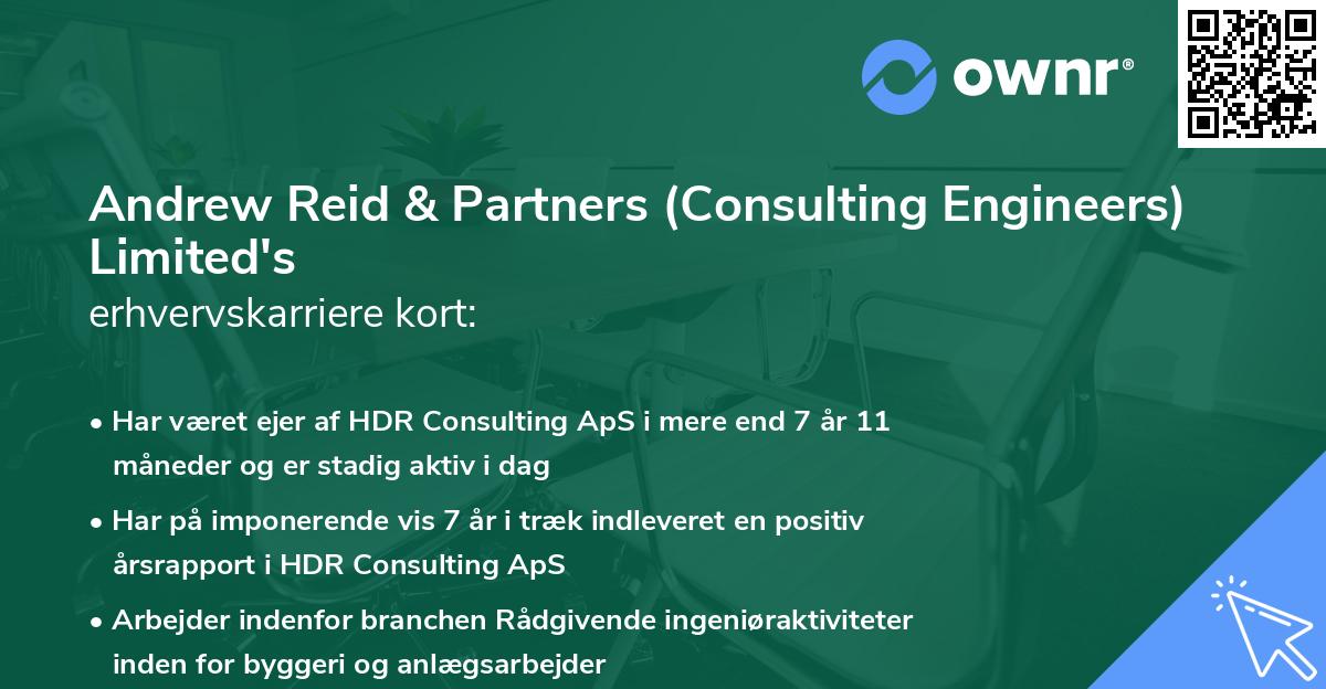 Andrew Reid & Partners (Consulting Engineers) Limited's erhvervskarriere kort