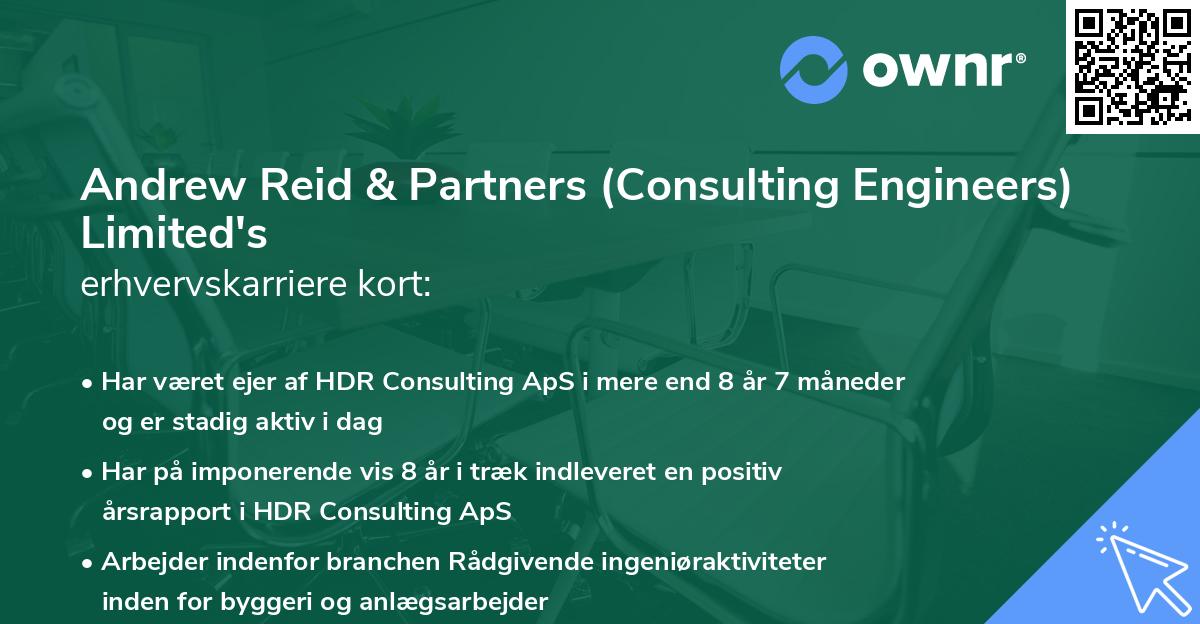 Andrew Reid & Partners (Consulting Engineers) Limited's erhvervskarriere kort