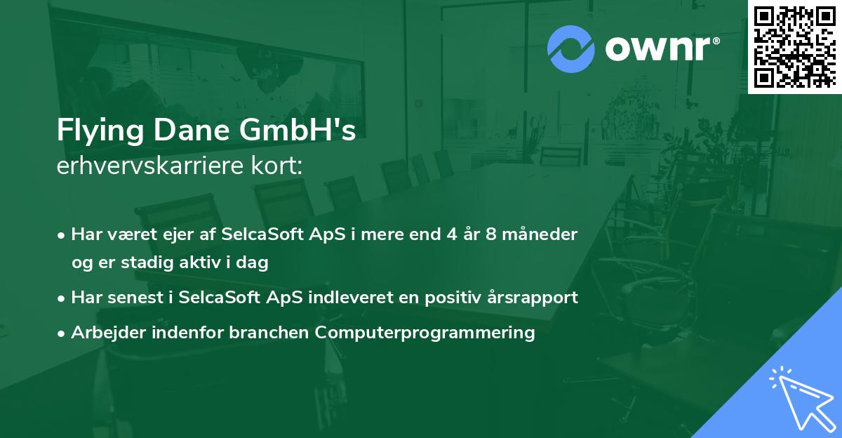 Flying Dane GmbH's erhvervskarriere kort