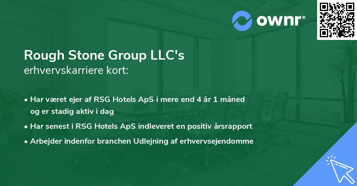 Rough Stone Group LLC's erhvervskarriere kort