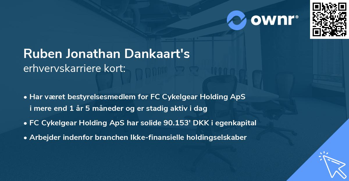 Ruben Jonathan Dankaart's erhvervskarriere kort