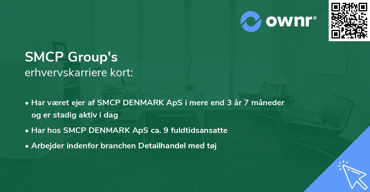 SMCP Group's erhvervskarriere kort