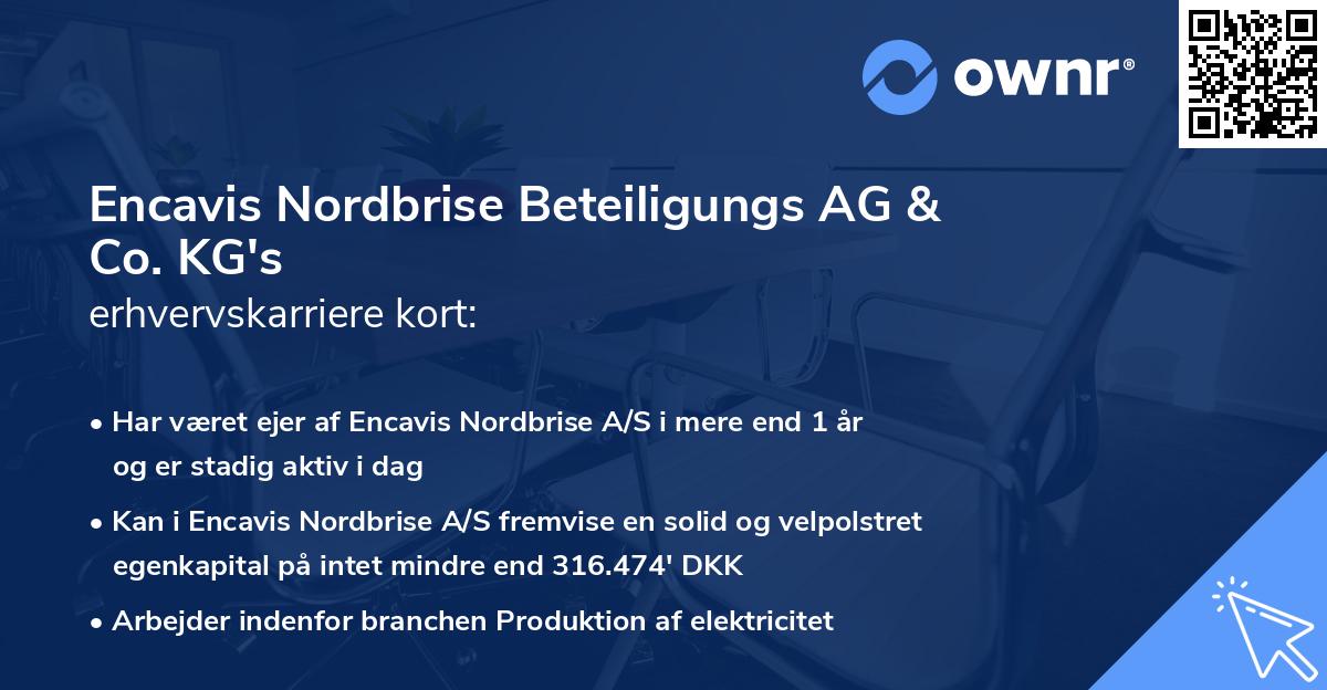 Encavis Nordbrise Beteiligungs AG & Co. KG's erhvervskarriere kort