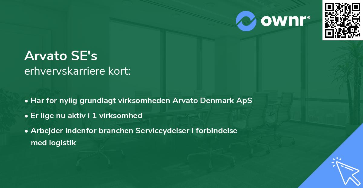 Arvato SE's erhvervskarriere kort