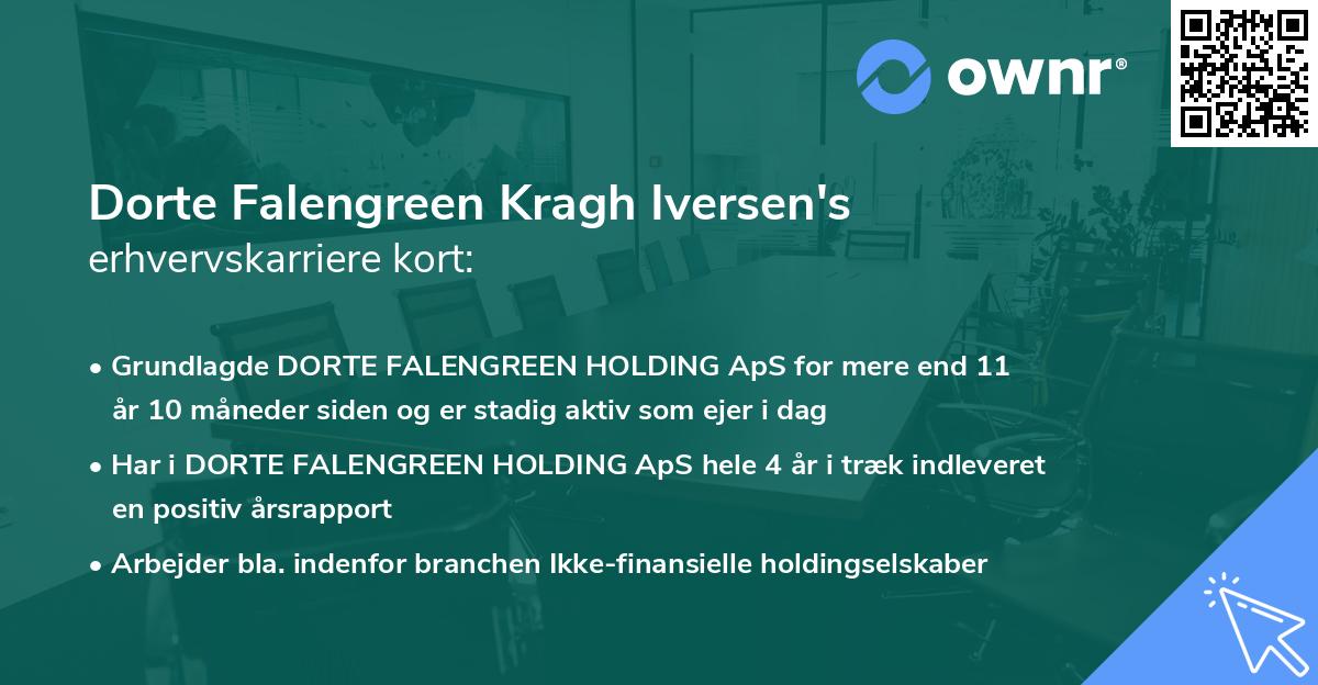 Dorte Falengreen Kragh Iversen's erhvervskarriere kort