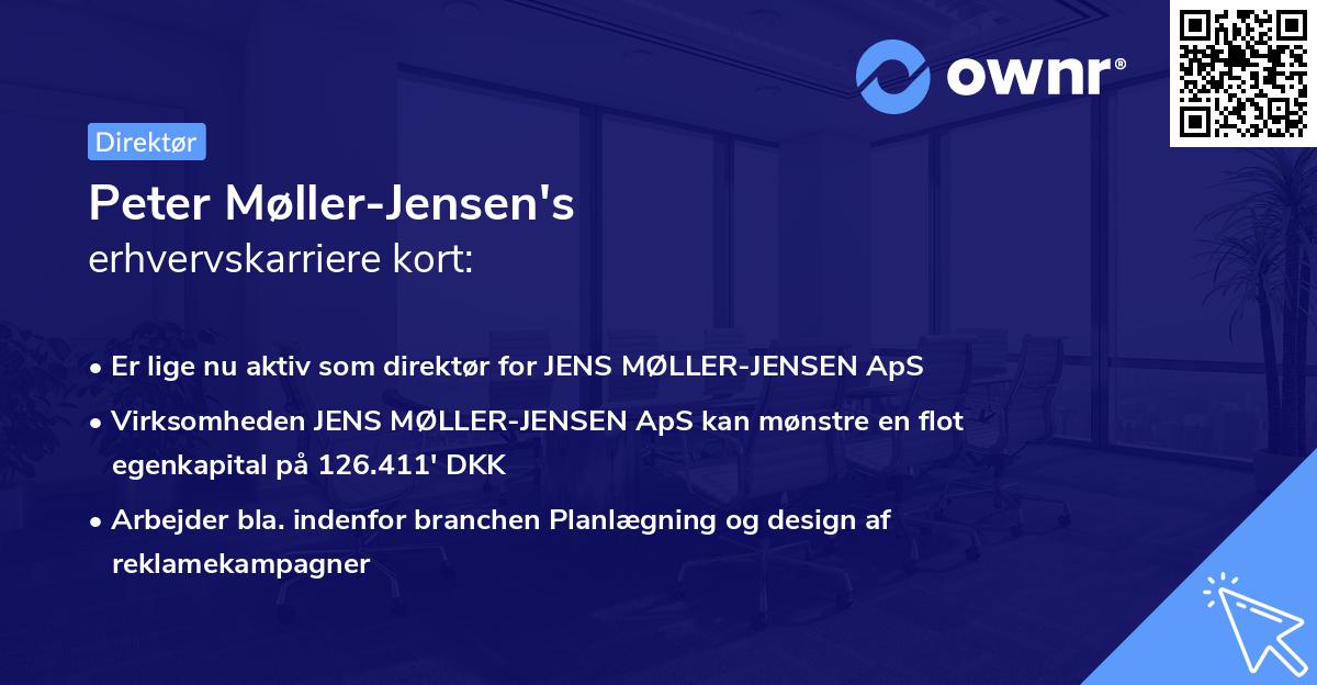Peter Møller-Jensen's erhvervskarriere kort