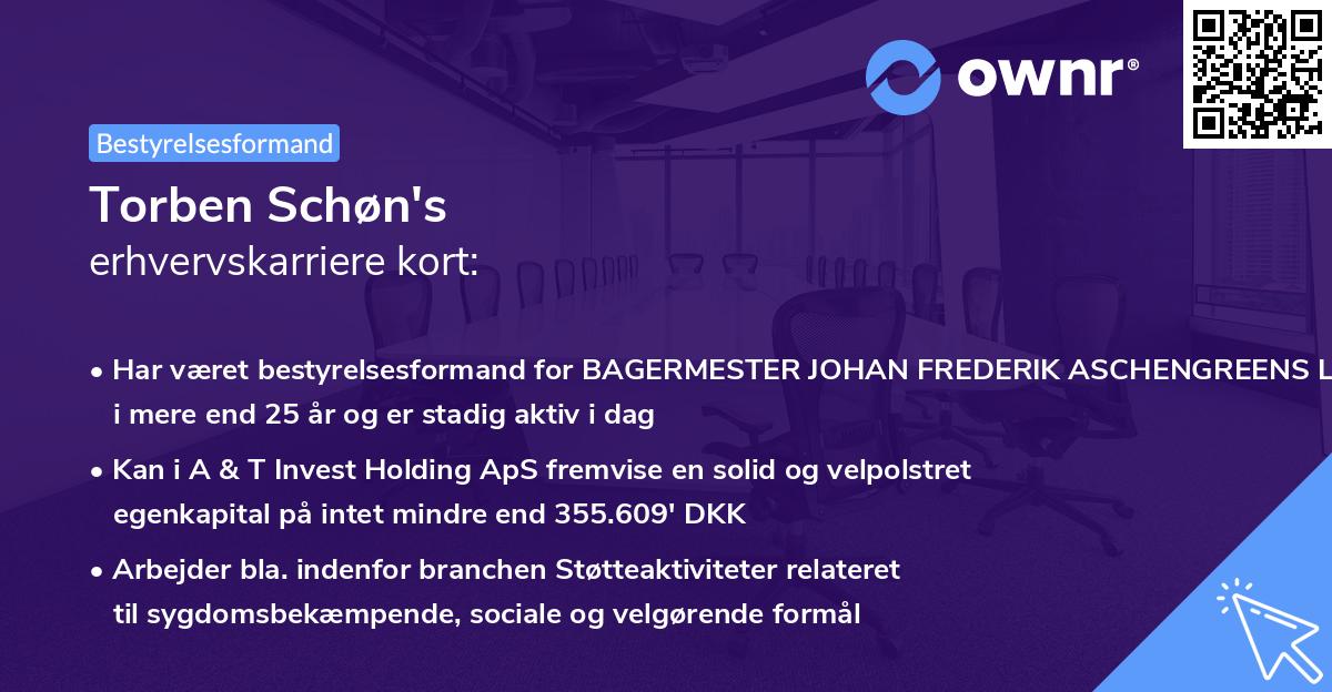 Torben Schøn's erhvervskarriere kort