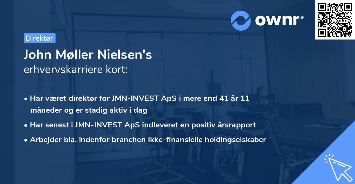 John Møller Nielsen's erhvervskarriere kort