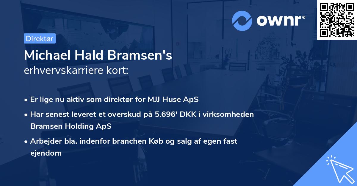 Michael Hald Bramsen's erhvervskarriere kort
