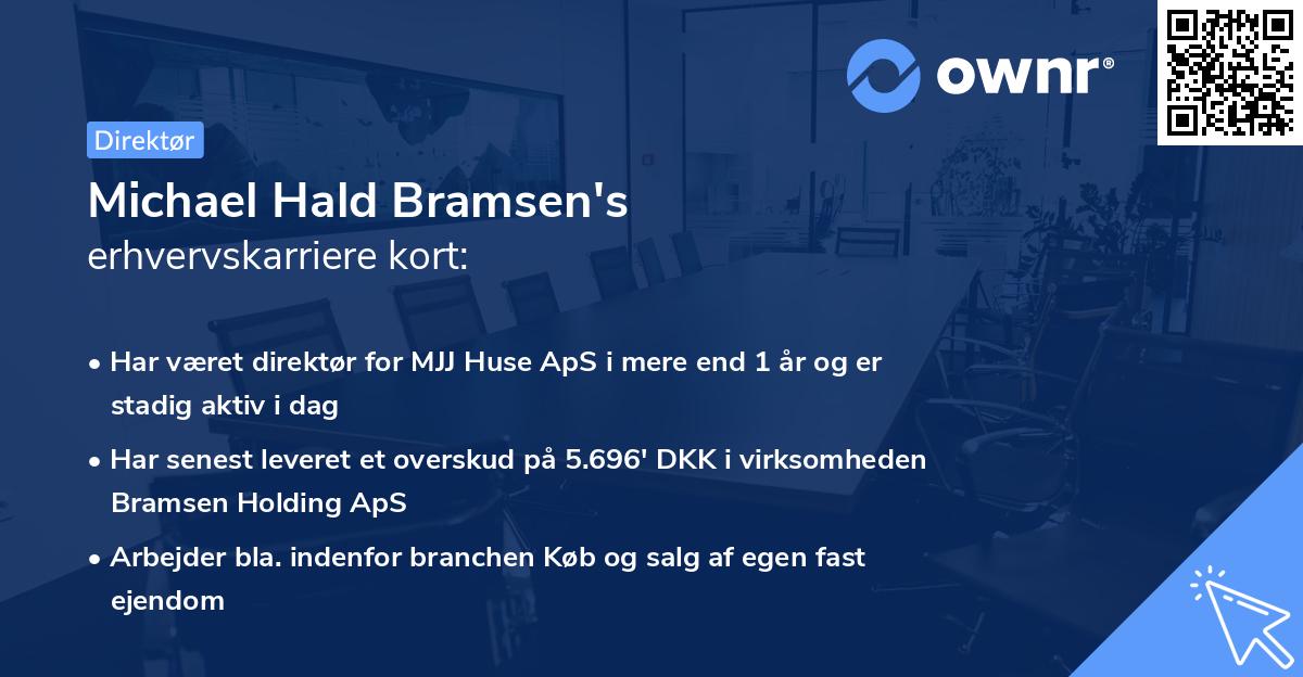 Michael Hald Bramsen's erhvervskarriere kort