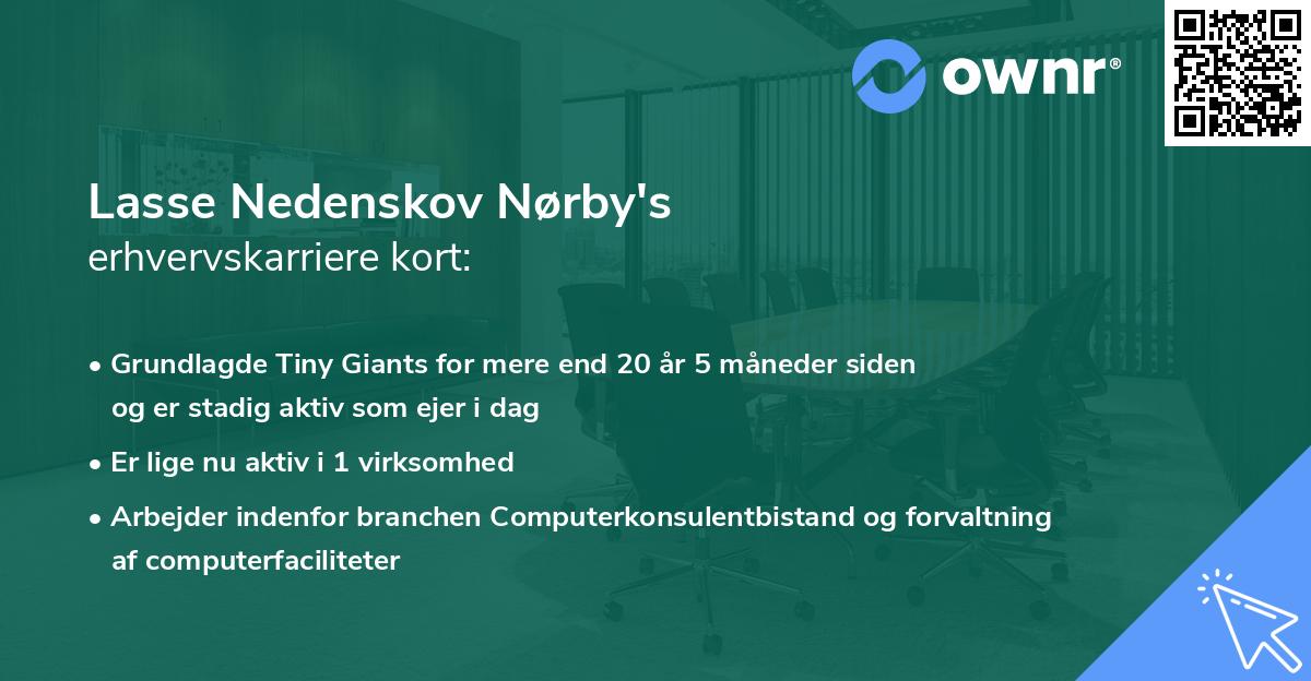 Lasse Nedenskov Nørby's erhvervskarriere kort