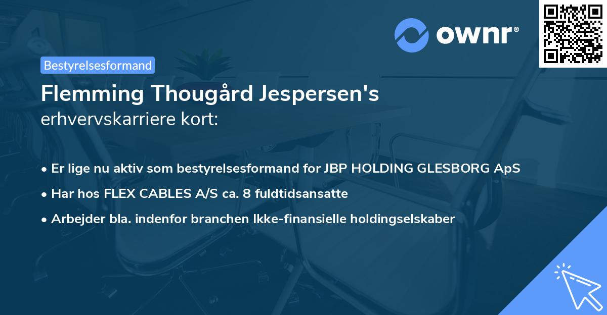 Flemming Thougård Jespersen's erhvervskarriere kort
