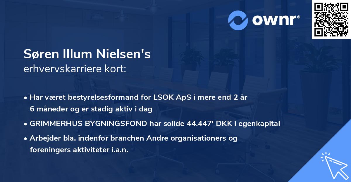 Søren Illum Nielsen's erhvervskarriere kort