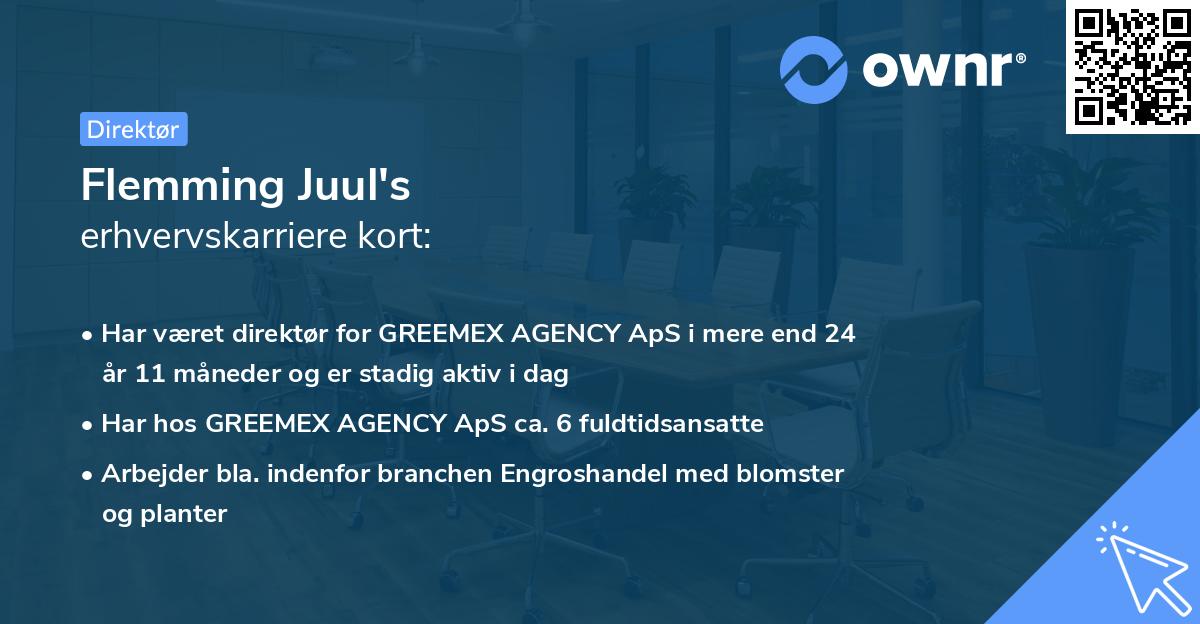 Flemming Juul's erhvervskarriere kort