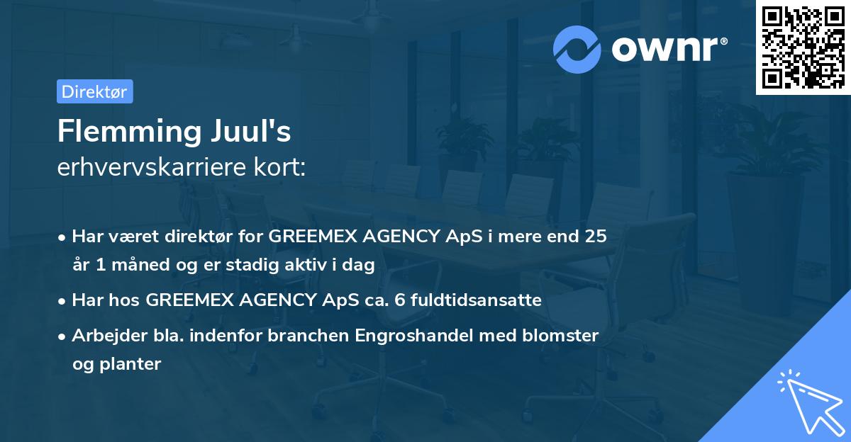 Flemming Juul's erhvervskarriere kort