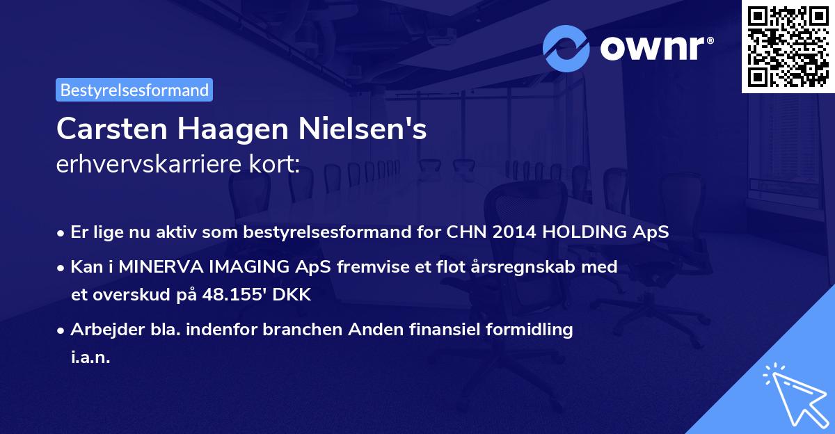Carsten Haagen Nielsen's erhvervskarriere kort