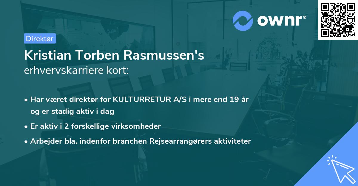Kristian Torben Rasmussen's erhvervskarriere kort