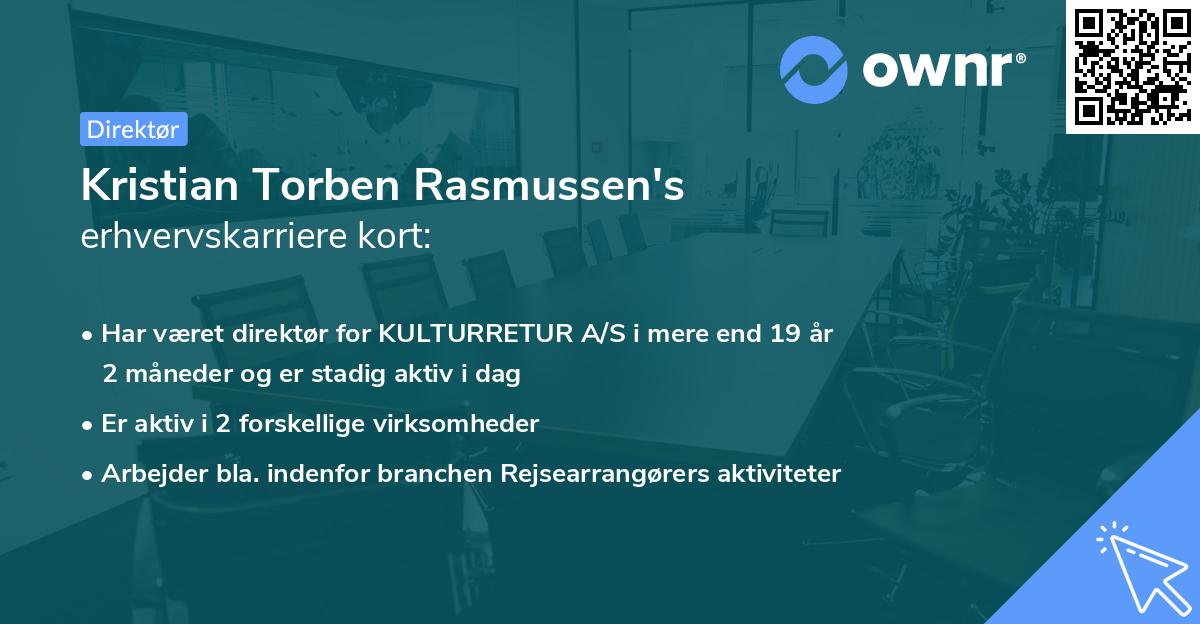 Kristian Torben Rasmussen's erhvervskarriere kort