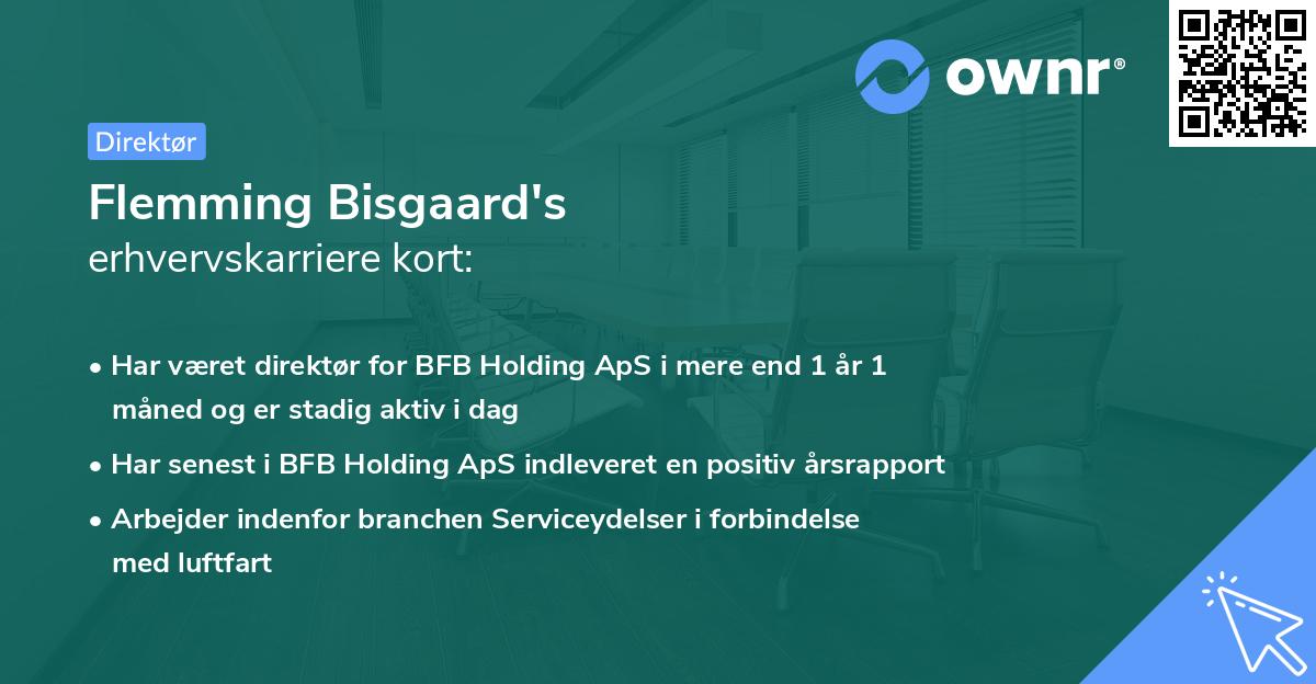 Flemming Bisgaard's erhvervskarriere kort