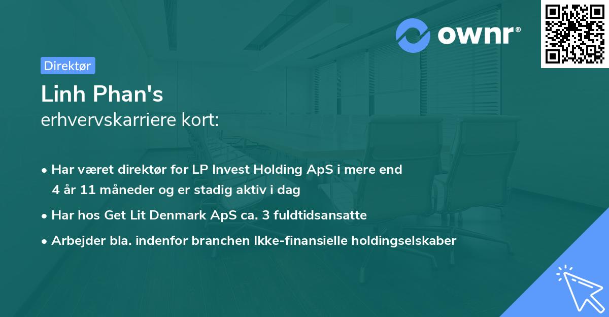 Linh Phan's erhvervskarriere kort