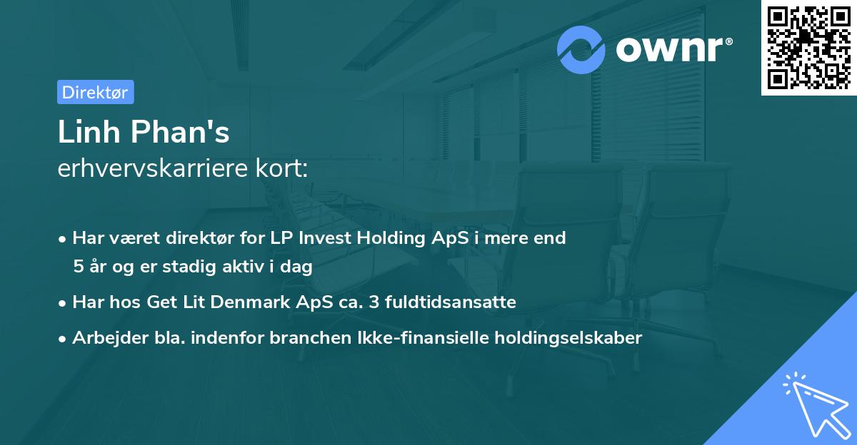 Linh Phan's erhvervskarriere kort