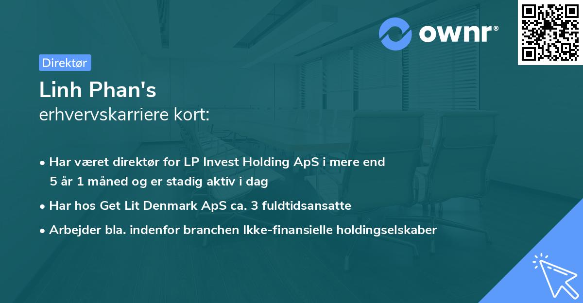 Linh Phan's erhvervskarriere kort