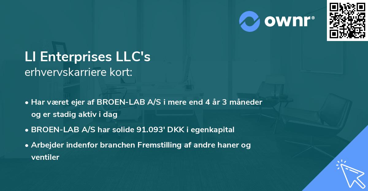 LI Enterprises LLC's erhvervskarriere kort